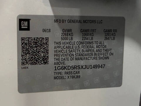 2018 Cadillac CT6 3.6L Luxury