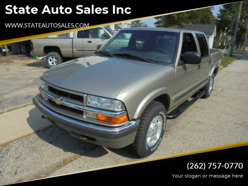2001 Chevrolet S-10 for sale at State Auto Sales Inc in Burlington WI