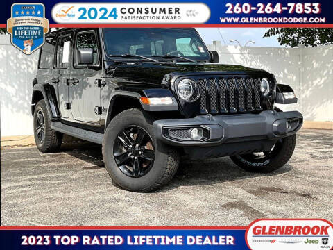 2021 Jeep Wrangler Unlimited for sale at Glenbrook Dodge Chrysler Jeep Ram and Fiat in Fort Wayne IN