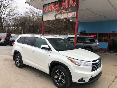 2016 Toyota Highlander for sale at Global Auto Sales and Service in Nashville TN