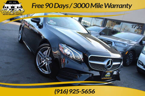 2019 Mercedes-Benz E-Class for sale at West Coast Auto Sales Center in Sacramento CA