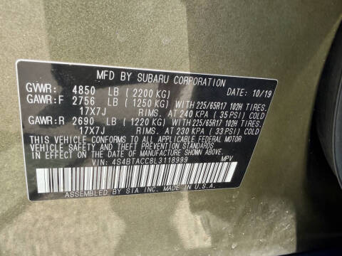 2020 Subaru Outback Premium