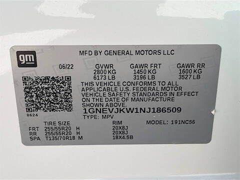 2022 Chevrolet Traverse RS