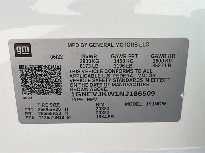 2022 Chevrolet Traverse RS