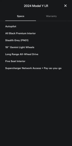 2024 Tesla Model Y Long Range