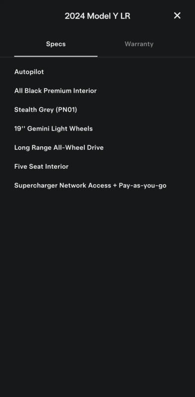 2024 Tesla Model Y Long Range