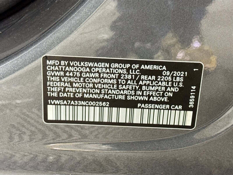 2022 Volkswagen Passat SE