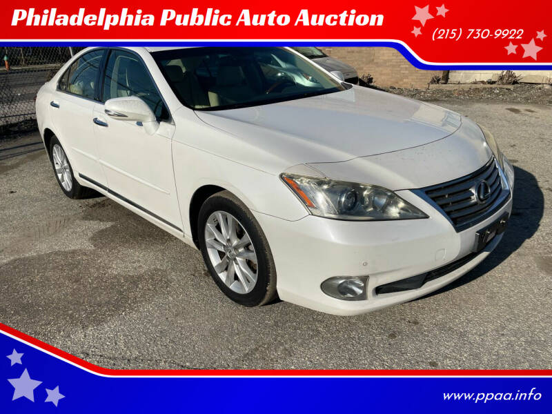 2011 Lexus ES 350 for sale at Philadelphia Public Auto Auction in Philadelphia PA