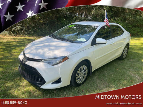 2017 Toyota Corolla for sale at Midtown Motors in Greenbrier TN