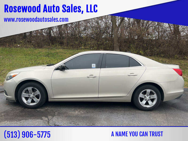 2013 Chevrolet Malibu for sale at Rosewood Auto Sales, LLC in Hamilton OH