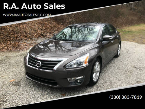 2013 Nissan Altima for sale at R.A. Auto Sales in East Liverpool OH