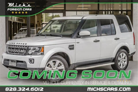 2015 Land Rover LR4 for sale at Mich's Foreign Cars in Hickory NC