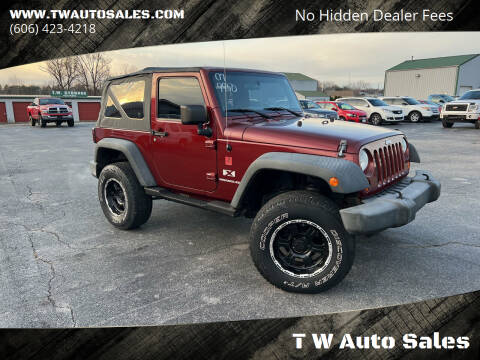 2007 Jeep Wrangler for sale at T W Auto Sales in Science Hill KY