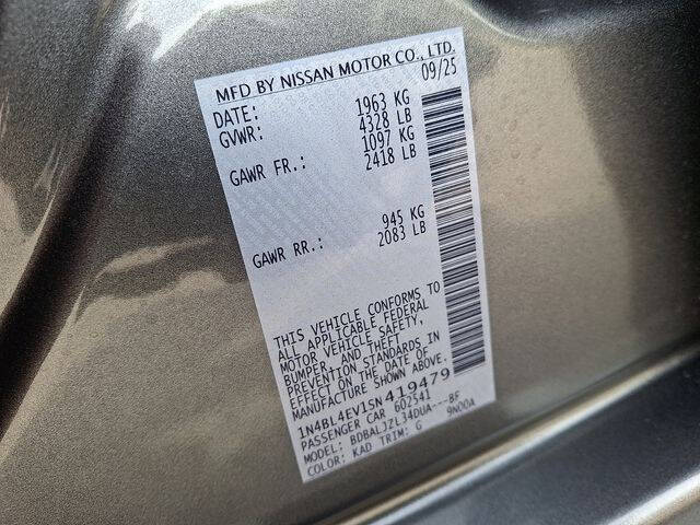 2025 Nissan Altima 2.5 SL