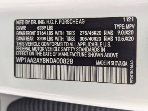 2022 Porsche Cayenne