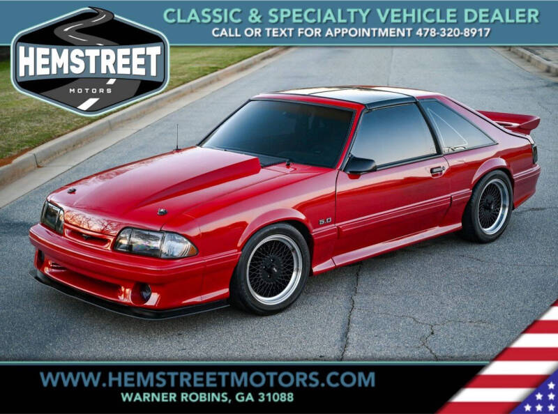 1987 Ford Mustang for sale at Hemstreet Motors in Warner Robins GA