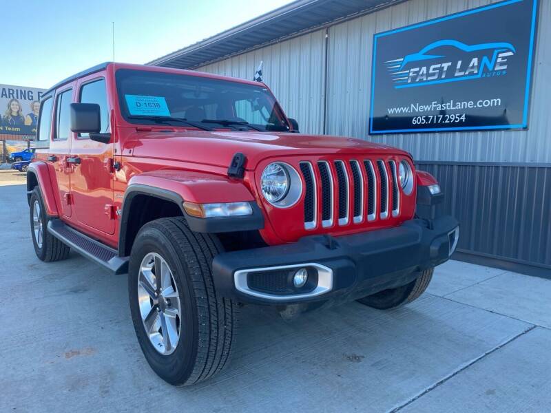 2020 Jeep Wrangler Unlimited for sale at FAST LANE AUTOS in Spearfish SD