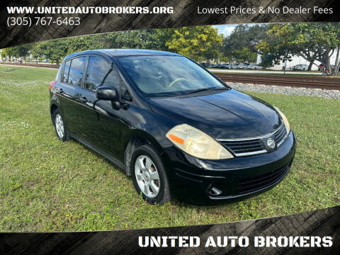 2009 Nissan Versa for sale at UNITED AUTO BROKERS in Hollywood FL