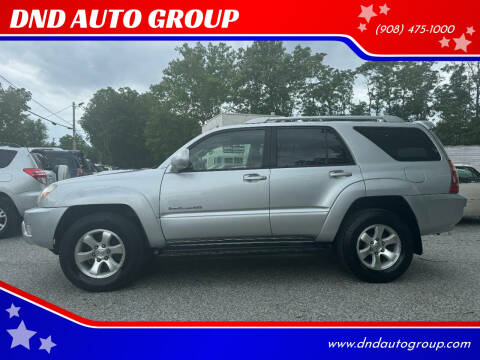 2004 Toyota 4Runner for sale at DND AUTO GROUP in Belvidere NJ