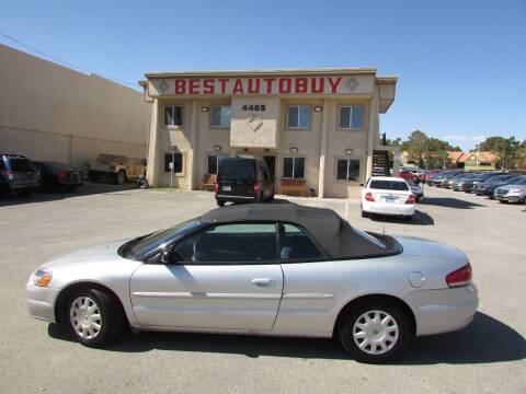 2004 Chrysler Sebring for sale at Best Auto Buy in Las Vegas NV