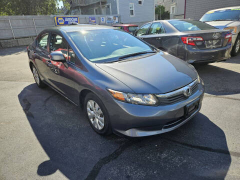 2012 Honda Civic for sale at Fortier's Auto Sales & Svc in Fall River MA