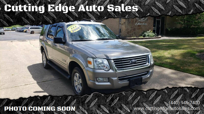 2008 Ford Explorer for sale at Cutting Edge Auto Sales in Willoughby OH