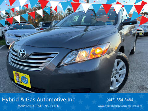 2007 Toyota Camry Hybrid for sale at Hybrid & Gas Automotive Inc in Aberdeen MD