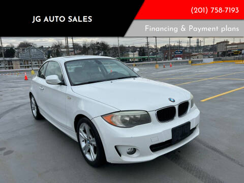 2012 BMW 1 Series for sale at JG Auto Sales in North Bergen NJ