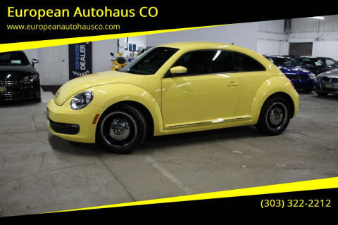 2012 Volkswagen Beetle for sale at European Autohaus CO in Denver CO