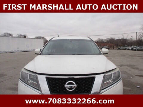 2014 Nissan Pathfinder for sale at First Marshall Auto Auction in Harvey IL