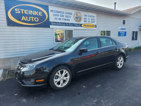 2012 Ford Fusion for sale at STEINKE AUTO INC. in Clintonville WI