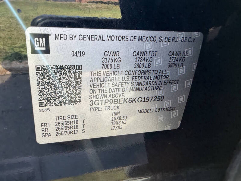 2019 GMC Sierra 1500 SLE