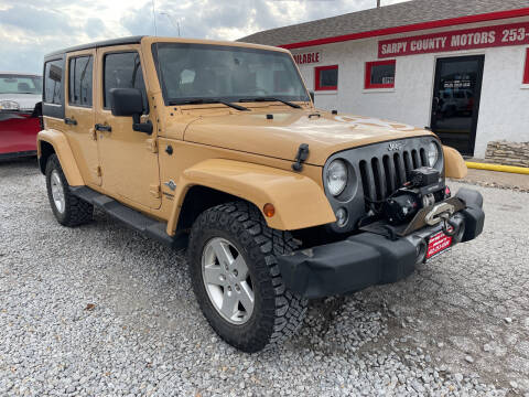 2014 Jeep Wrangler Unlimited for sale at Sarpy County Motors in Springfield NE