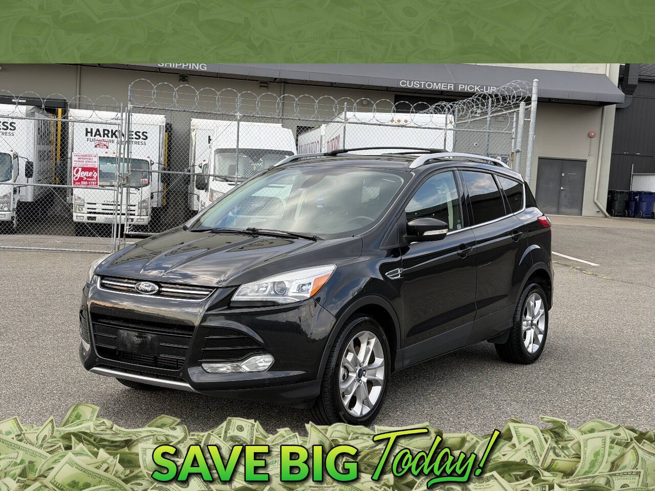 Tuxedo Black Metallic 2015 Ford Escape SUV / Crossover All-Wheel Drive 6-Speed Automatic