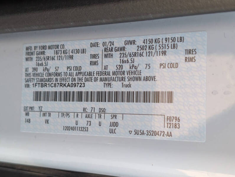 2024 Ford Transit 250