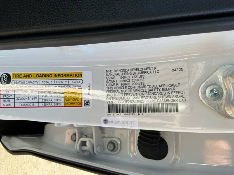 2025 Honda Accord LX