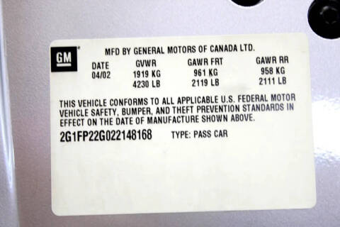 2002 Chevrolet Camaro Z28