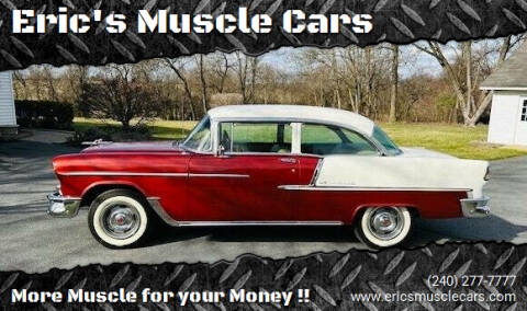 1955 Chevrolet Bel Air for sale at Eric's Muscle Cars in Clarksburg MD