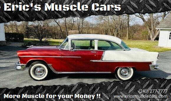 1955 Chevrolet Bel Air for sale at Eric's Muscle Cars in Clarksburg MD