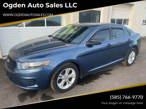 2018 Ford Taurus for sale at Ogden Auto Sales LLC in Spencerport NY