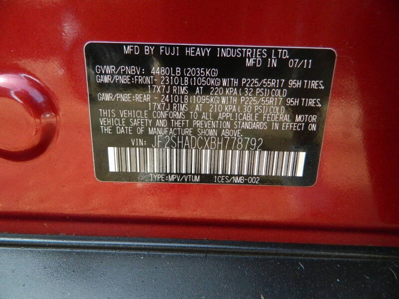 2011 Subaru Forester 2.5X Premium