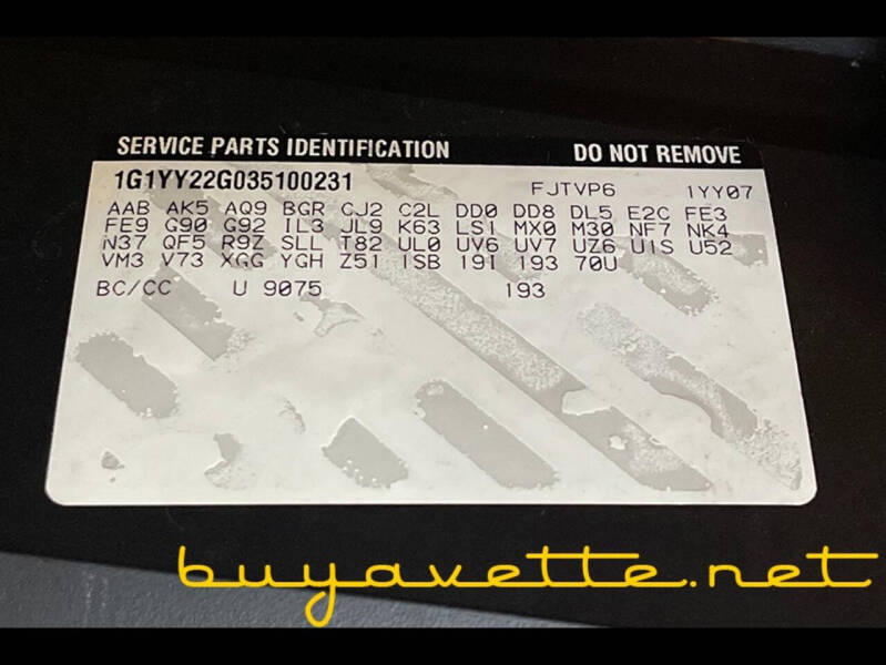 2003 Chevrolet Corvette