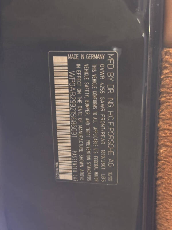 2001 Porsche 911 Turbo