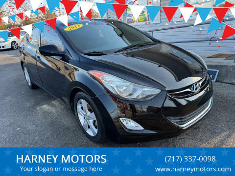 2013 Hyundai Elantra for sale at HARNEY MOTORS in Gettysburg PA