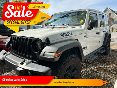 2021 Jeep Wrangler Unlimited for sale at Cherokee Auto Sales in Acworth GA