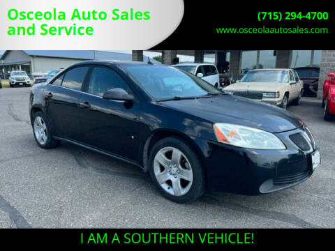 2008 Pontiac G6 for sale at Osceola Auto Sales and Service in Osceola WI