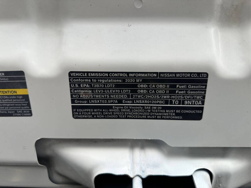 2020 Nissan Pathfinder S