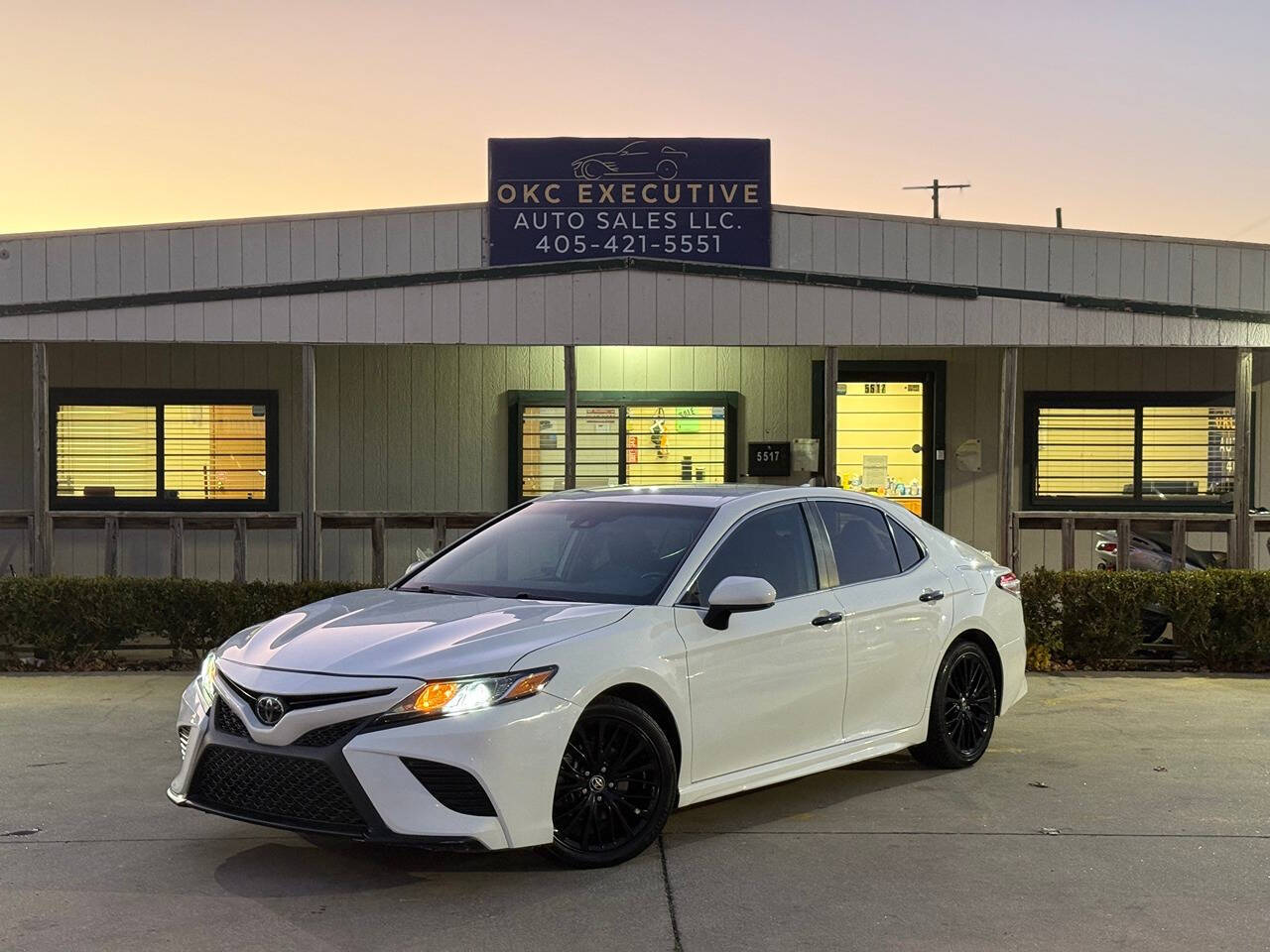 2020 Toyota Camry for sale at OKC EXECUTIVE AUTO SALES in Oklahoma City, OK