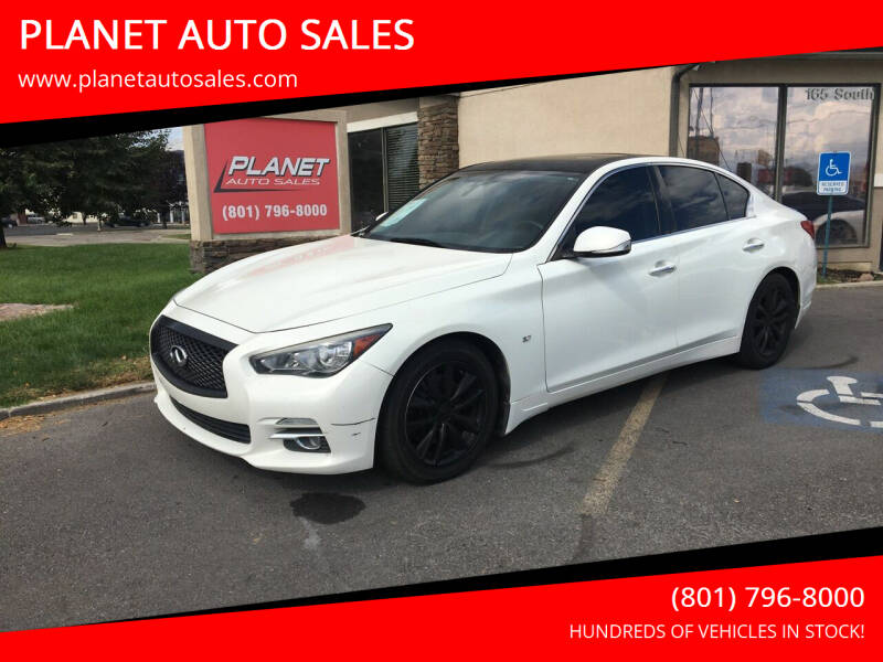 2014 Infiniti Q50 for sale at PLANET AUTO SALES in Lindon UT