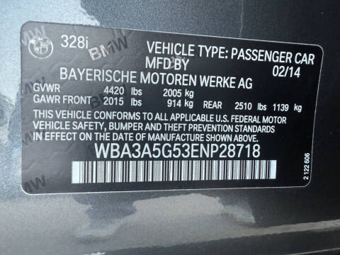 2014 BMW 3 Series 328i